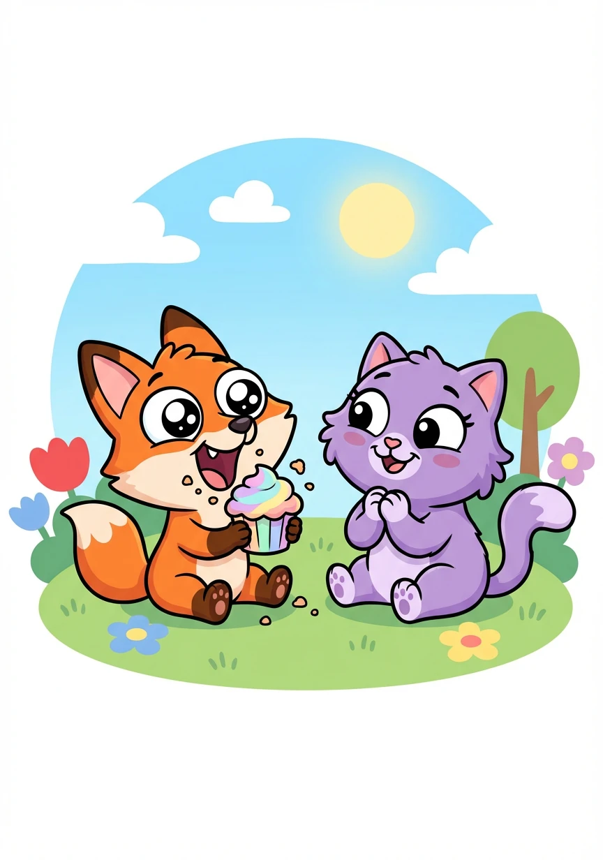 Francis takes a bite of the cupcake, his eyes widening in delight. He compliments Cadence on his baking, sparking a conversation.