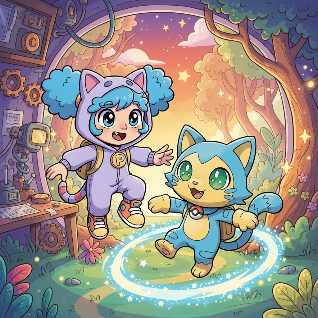 Mewton's Purrfect Pokémon Pal - 冒险故事