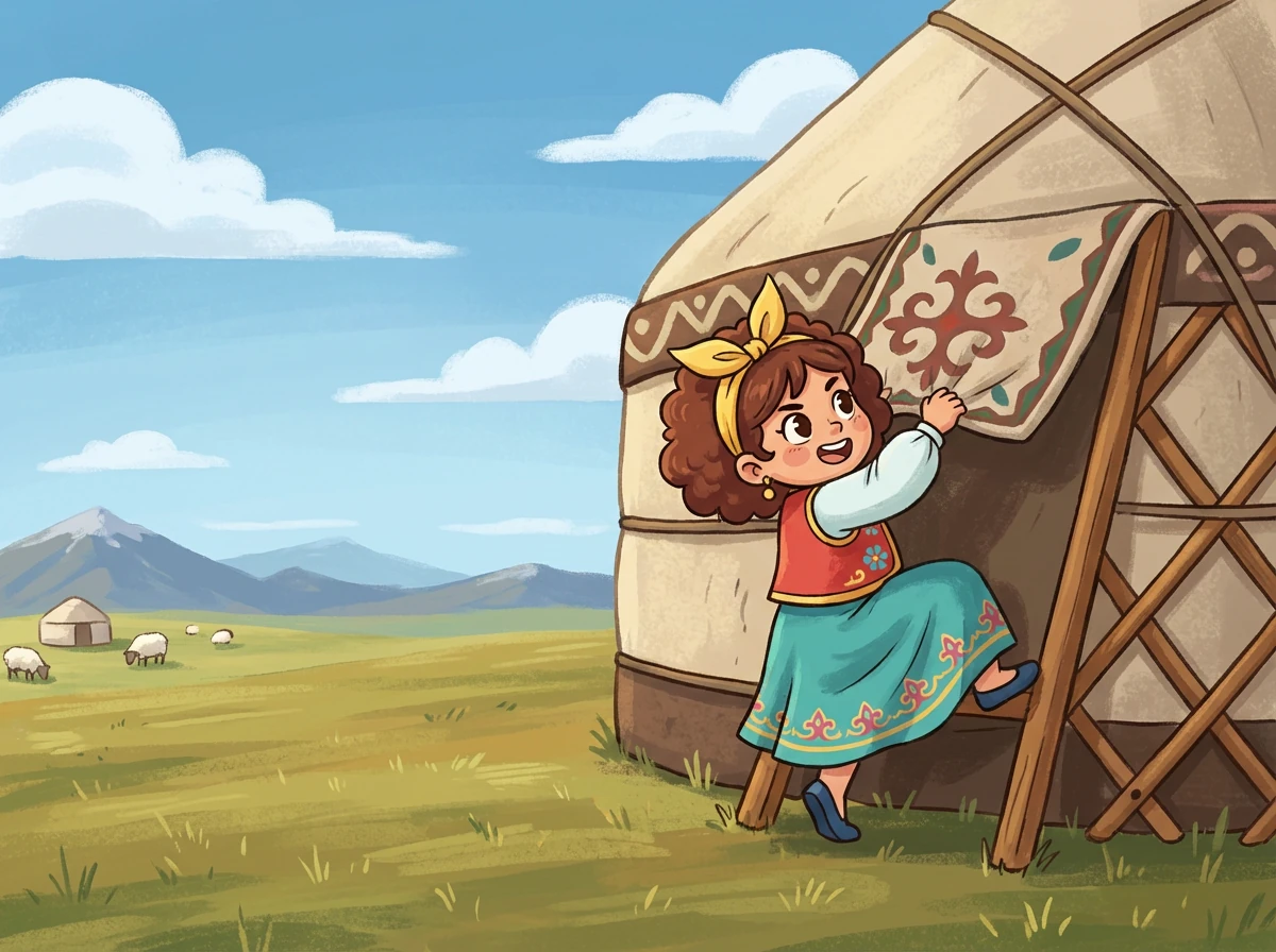 Бақыт өте мейірімді және жанашыр еді. Ол әрқашан барлығына көмектесуге дайын тұратын. Сауле одан адамдарға жақсылық жасауды үйренді.