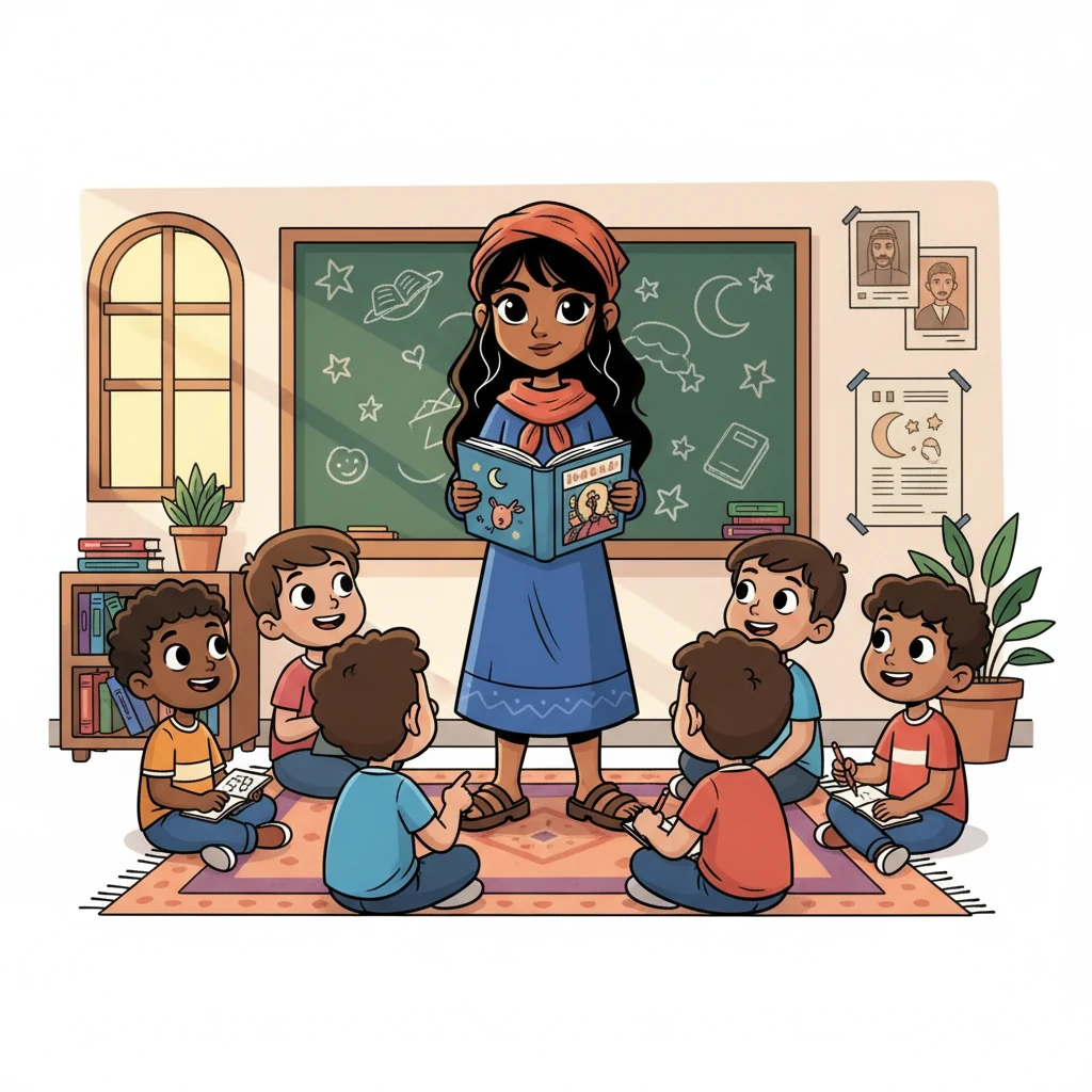 عندما كبرت نجمة، قررت أن تكرس حياتها لمساعدة الأطفال الآخرين. أصبحت معلمة، وألهمت العديد من الأطفال لتحقيق أحلامهم، تماماً كما فعلت هي.