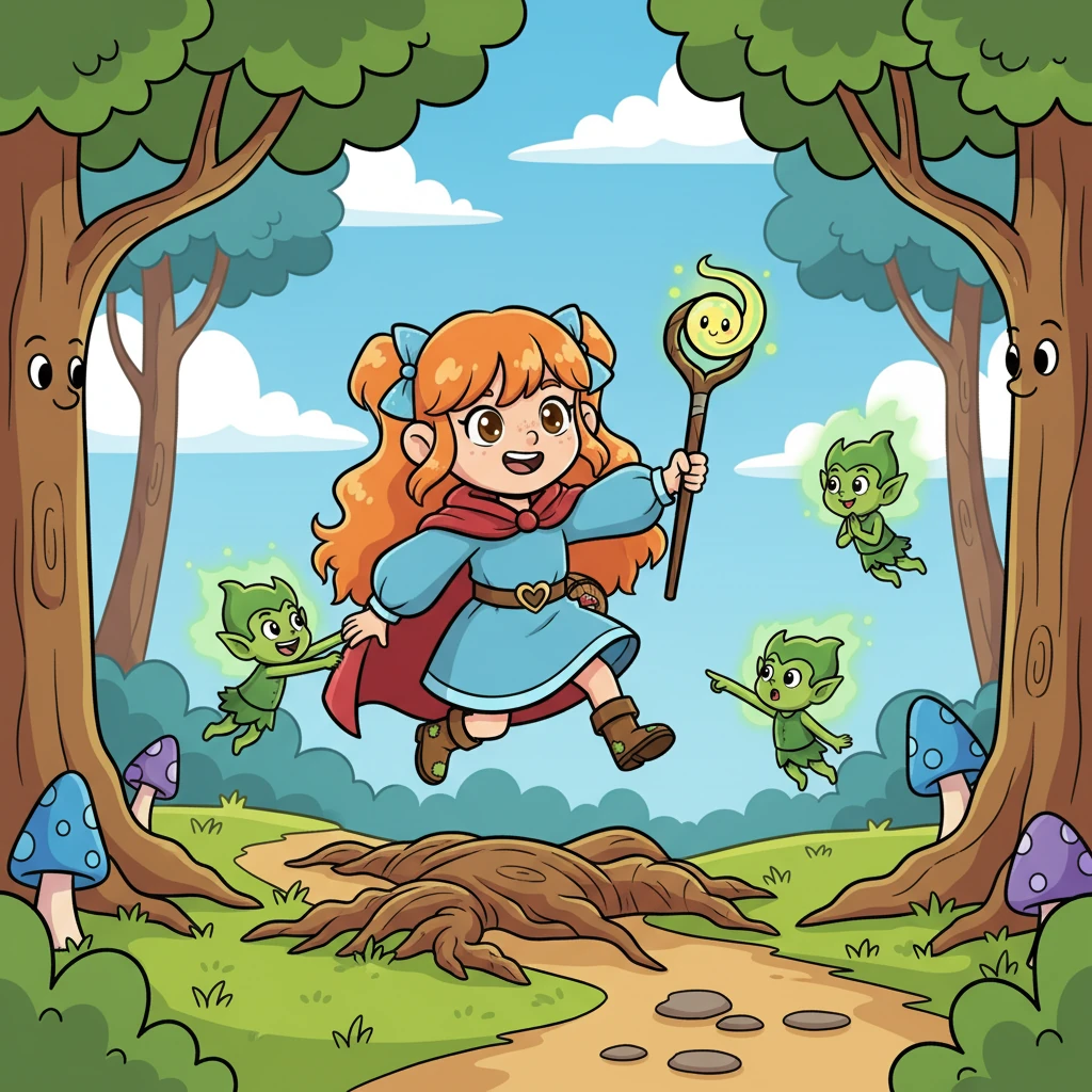 Elara encountered mischievous sprites who tried to lead her astray. She outsmarted them with her quick wit and kind heart, earning their respect. The journey was not easy, but she kept going.