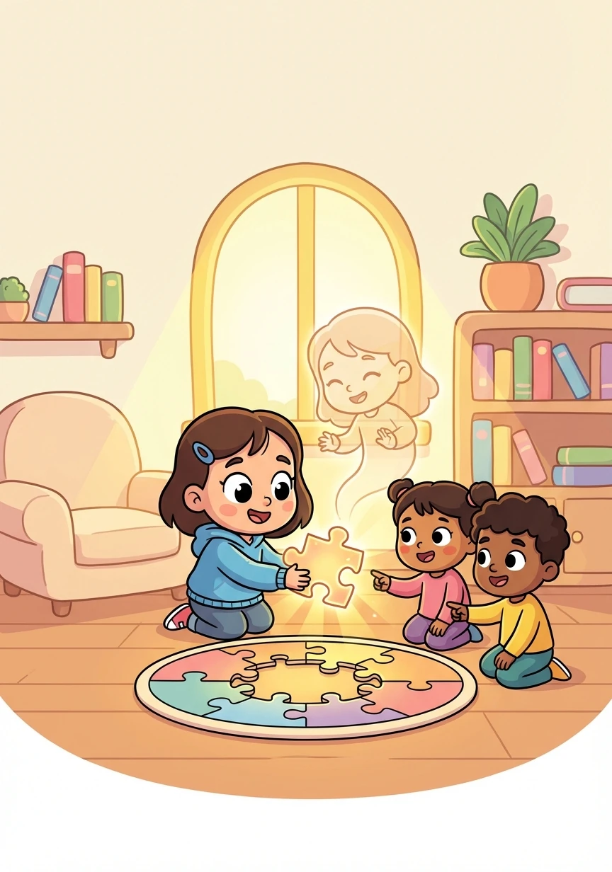 Working together, Maya and her friends pieced together the girl's story, freeing her spirit and bringing peace to Hemlock House, filling it with a newfound warmth.