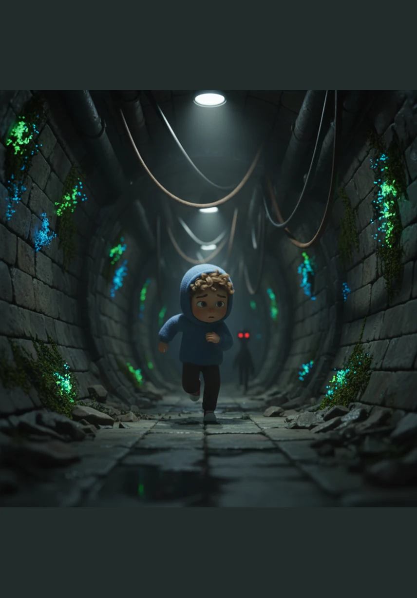 A rustle in the bushes made Oliver jump, and he started to run, hoping to find a way out. He scrambled over mossy rocks and under low-hanging branches, but the forest only seemed to grow darker and more confusing. Tears began to well up in his eyes as he whispered for his mother.