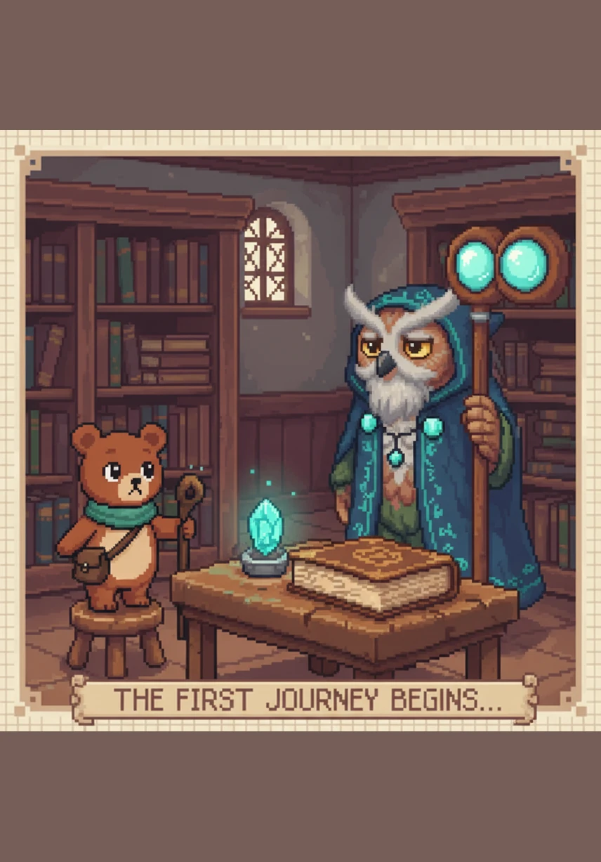 شاهد البوم الحكيم بوم كل ما جرى من فوق غصن شجرته القديمة، فطار بهدوء وحط بجانب نونو الغاضب ليتحدث معه بصوت حنون ومريح. قال الحكيم 'يا نونو، الغضب شعور طبيعي يزورنا جميعاً، لكن السر هو أن نتعلم كيف نتحكم فيه قبل أن يؤذينا ويؤذي من نحب'.