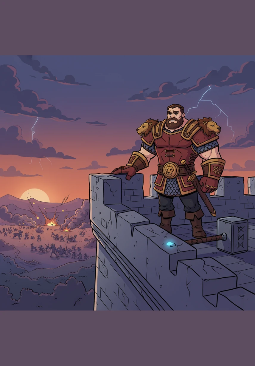 В редкие минуты затишья Виктор смотрит на плоды общего труда: города растут ввысь, а поля приносят невиданные ранее урожаи. Он осознает, что истинная магия заключается не в оружии, а в созидательной силе человеческих рук. В его глазах отражается гордость за свой народ и проделанный путь.