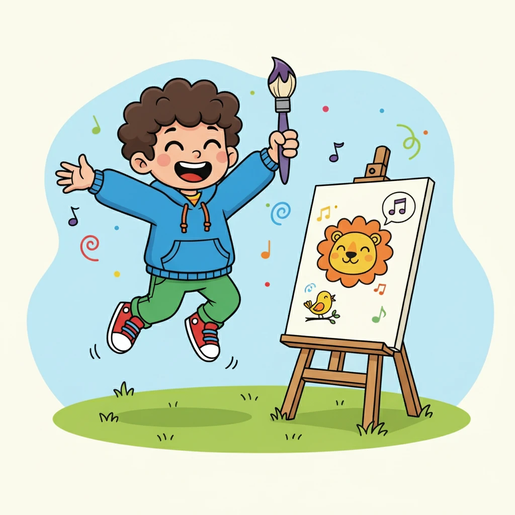 В следващата сцена, баба Светла показваше на Боян и Елена картинки с животни. Тя пееше песнички за всяко животно, като имитираше звуците им. Децата се смееха и се забавляваха.