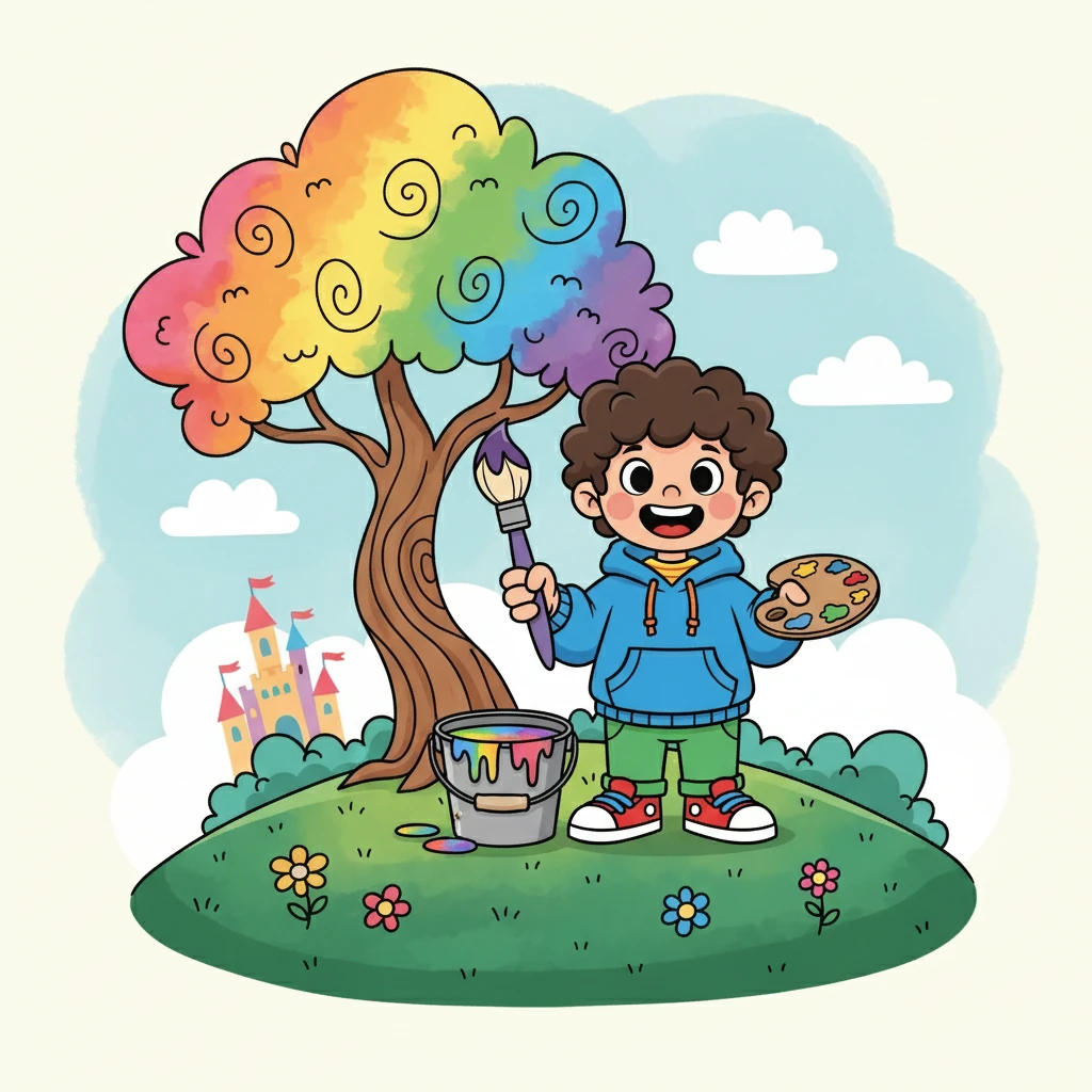 В къщата, баба Светла готвеше вкусна вечеря. Докато готвеше, тя пееше песнички за храната и за това колко е важно да ядем здравословно. Боян и Елена седяха на масата и я наблюдаваха.