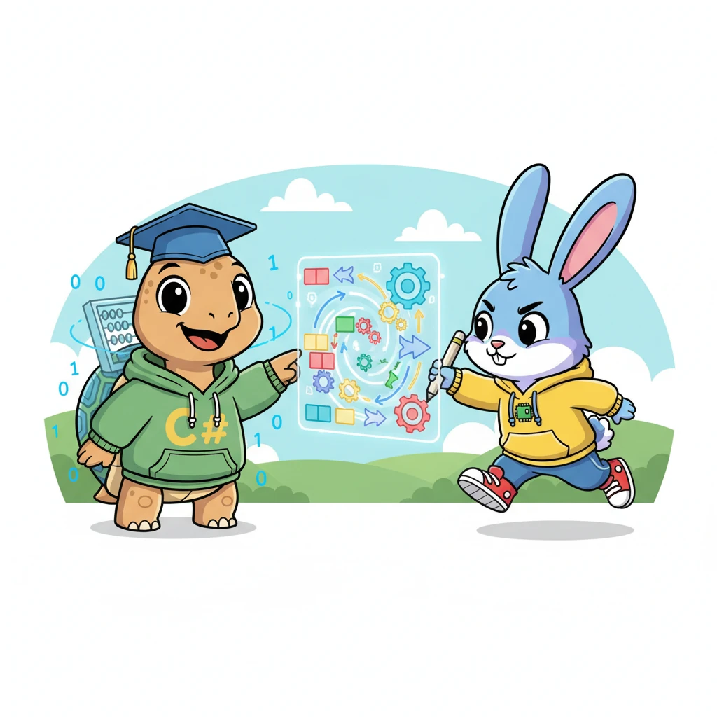 The final challenge was a multi-step logic problem that required both quick thinking and careful verification. Dash, now calmer and more focused, tackled the steps with newfound precision. Cal, unwavering, worked through each part, ensuring absolute accuracy.