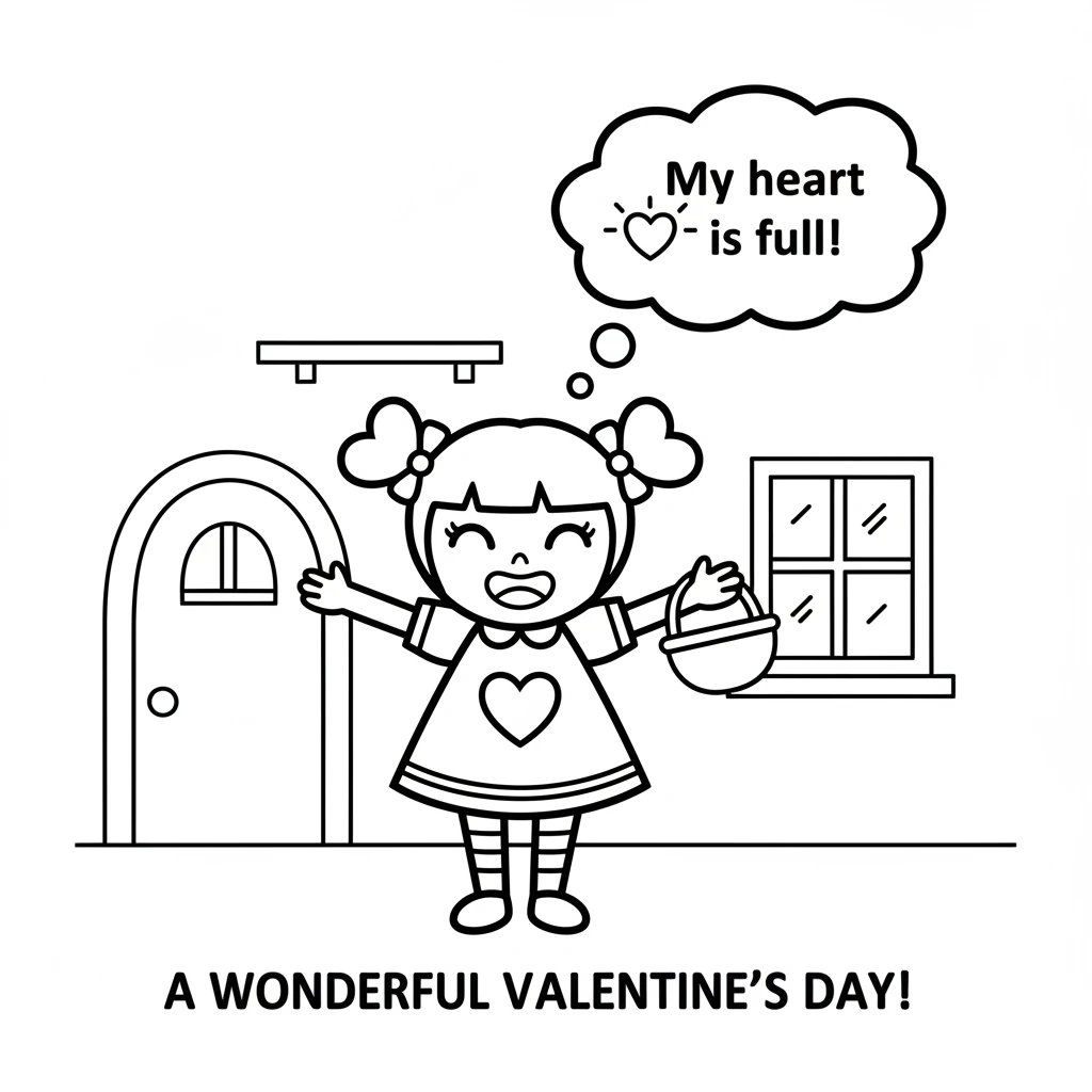 Rosie returned home, her basket now empty, but her heart was full. She knew her friends felt loved, and that made her the happiest girl of all. It was