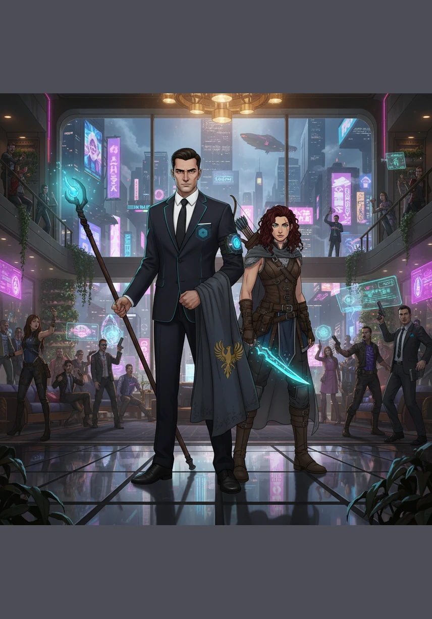 Across the crowded room, Aryan Pathak stands alone, a man whose reputation for ruthlessness precedes him. His face is a mask of calm indifference as he surveys the elite gathering, showing no interest in the festivities until his eyes land on Kiran.