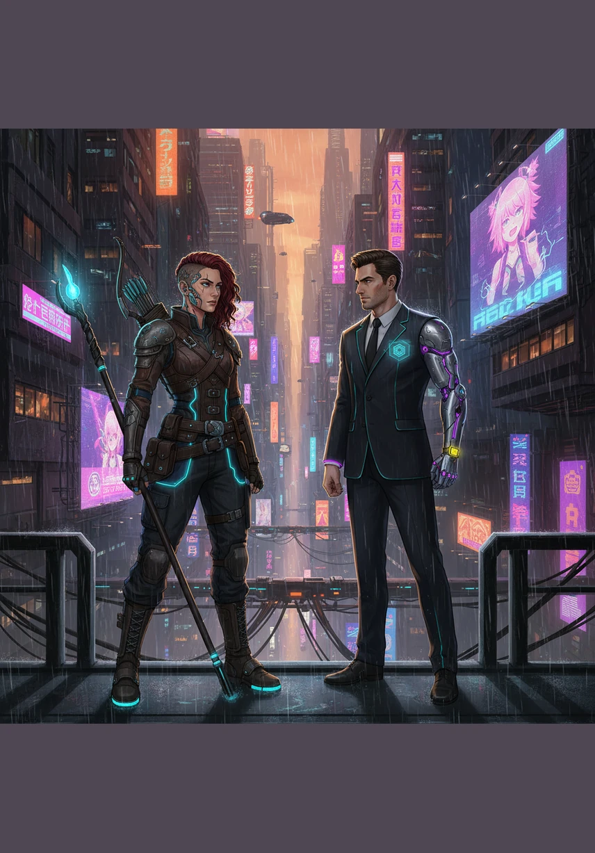 Aryan walks directly toward Devraj, his presence commanding immediate silence from those nearby. Devraj looks up, his face turning pale with shock that the most powerful and feared businessman in the city is choosing to speak to him.