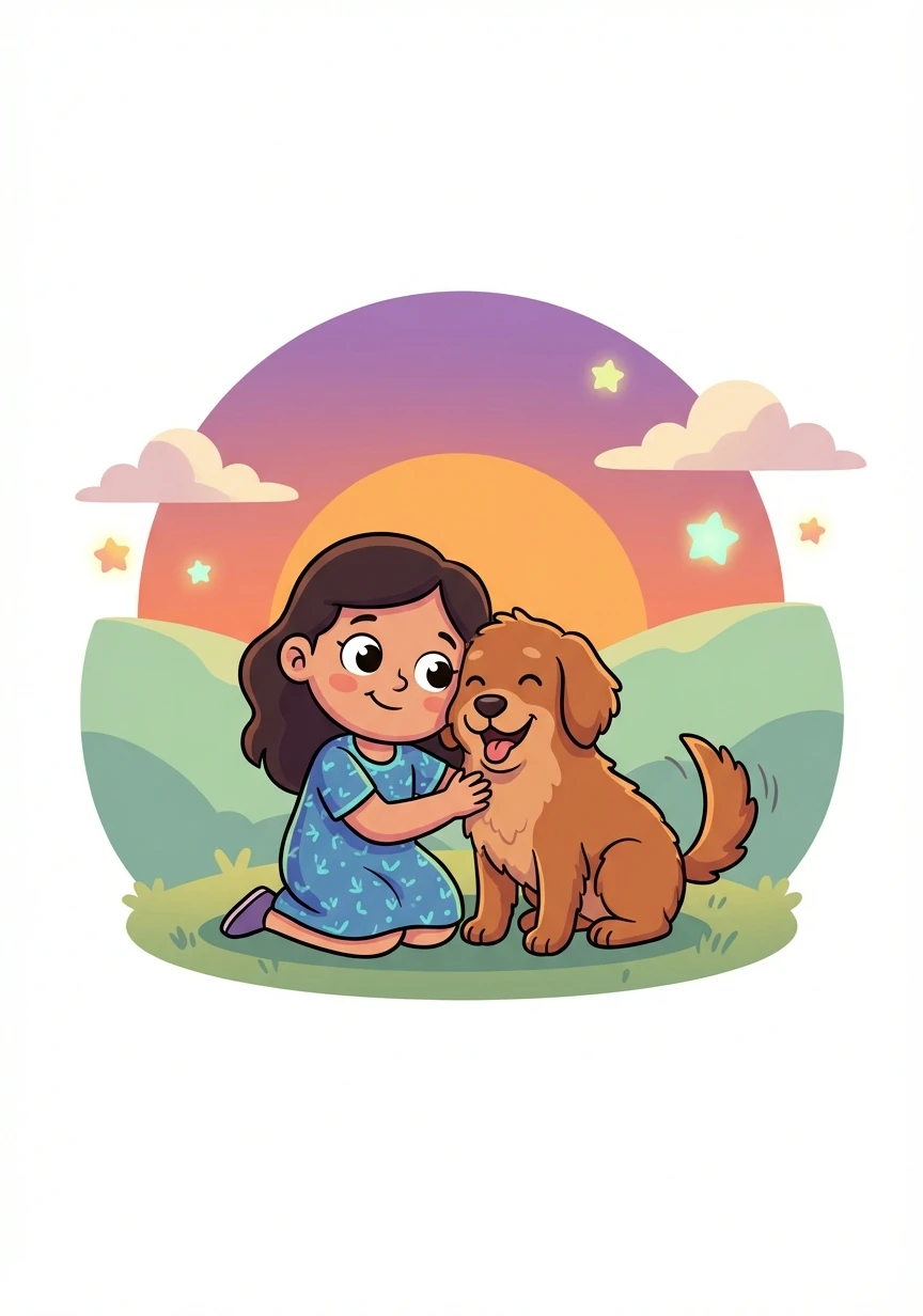 As the sun sets, Shasmitra and Bhairava cuddle together. They are the best of friends, always there for each other.