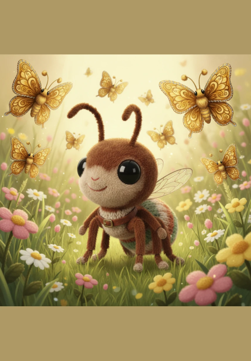 Zippy stood tall in the center of the garden, no longer feeling too small or unimportant. She realized that while she might be tiny, her courage and big heart made her the strongest ant of all.