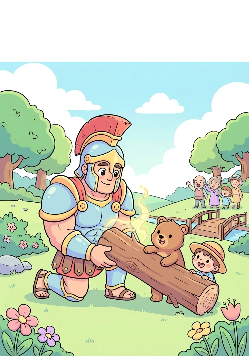 阿瑞斯開始學習控制自己的力量，他不再沉迷於戰爭，而是用自己的神力去幫助需要幫助的人。他成為了一位保護者，一位引導者，一位真正的英雄。