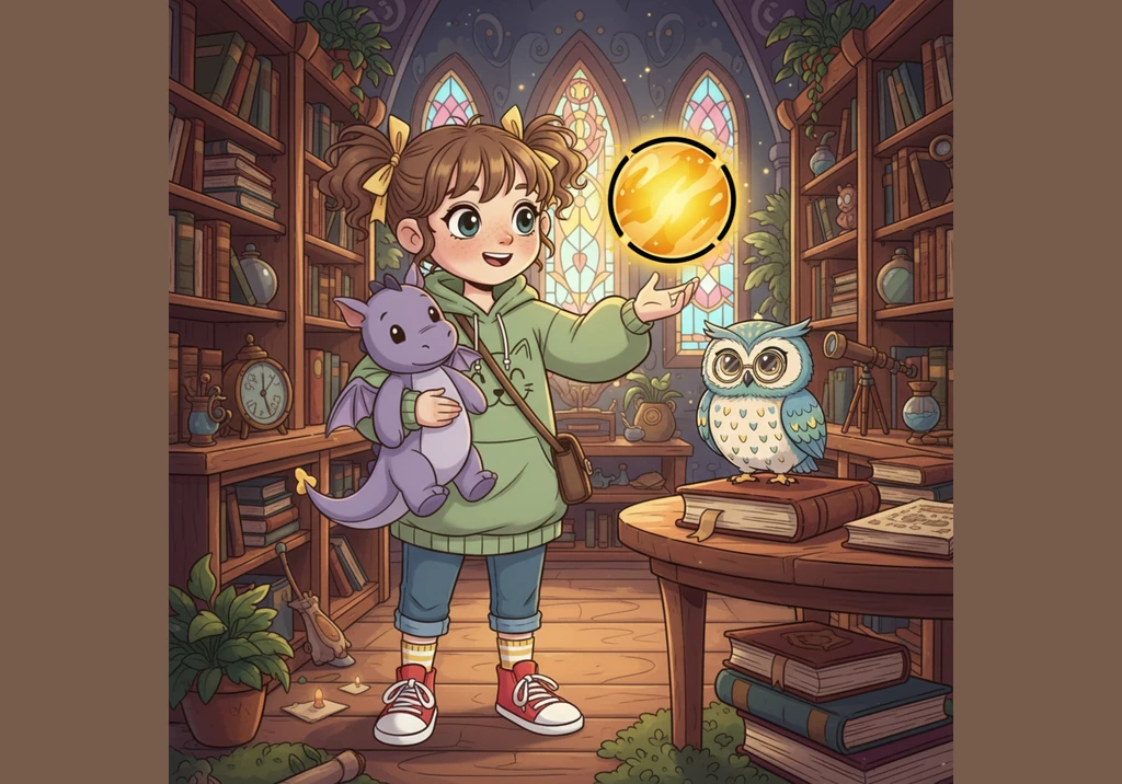 Вскоре они вышли к величественному старому дубу с огромной раскидистой кроной. На его толстой коре Лина увидела крошечный дверной проем, украшенный из