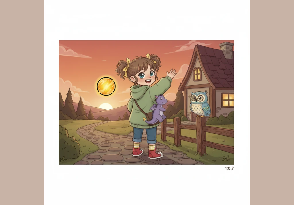 Лина попрощалась с новыми друзьями и вернулась домой, когда солнце уже начало садиться за горизонт. Она чувствовала необыкновенную радость, зная, что