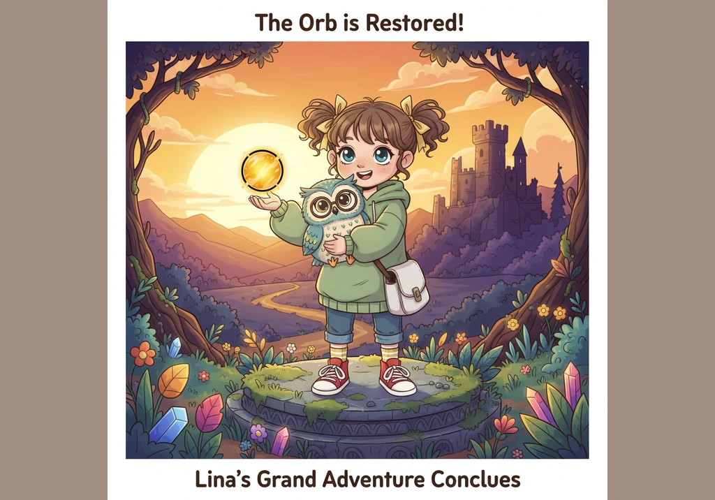 С тех пор каждый раз, когда Лине становилось грустно, она приходила к старому дубу. Лес всегда отвечал ей своей тихой магией, напоминая, что маленькие