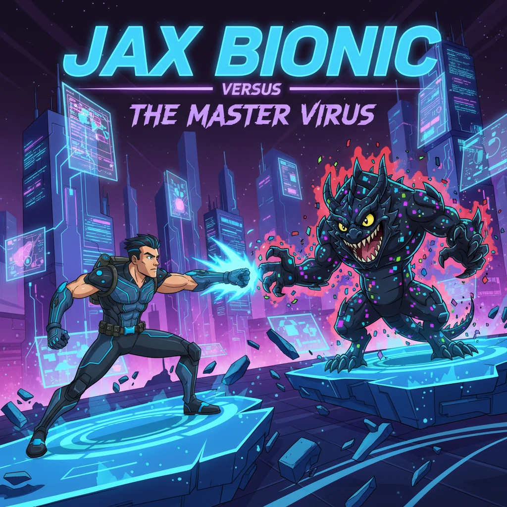 Bionic's Comic Book: Cyber Attack - science-fiction