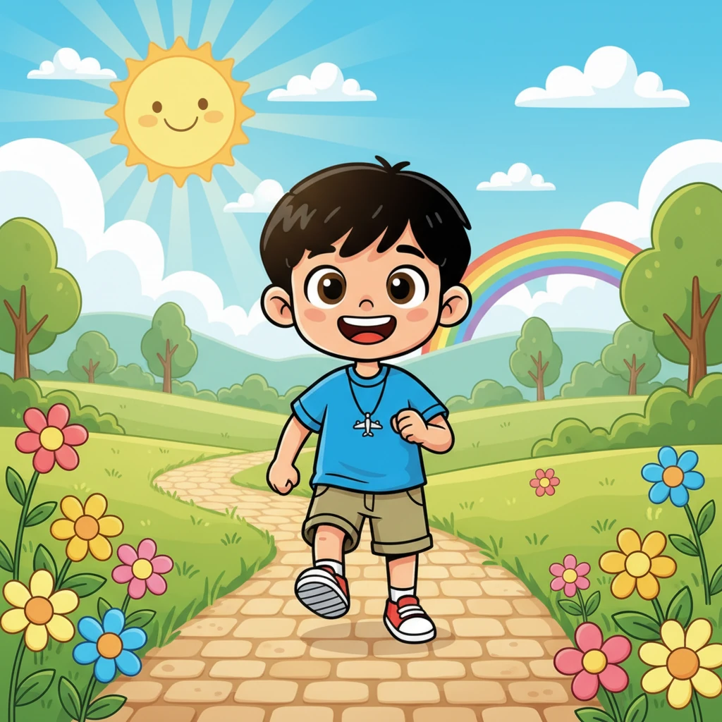 Kenji walked confidently down a sunlit path, his head held high and a new spring in his step. The world around him looked bright and full of endless possibilities once more. He had learned that his own happiness didn't depend on anyone else, ready to embrace a future all his own.