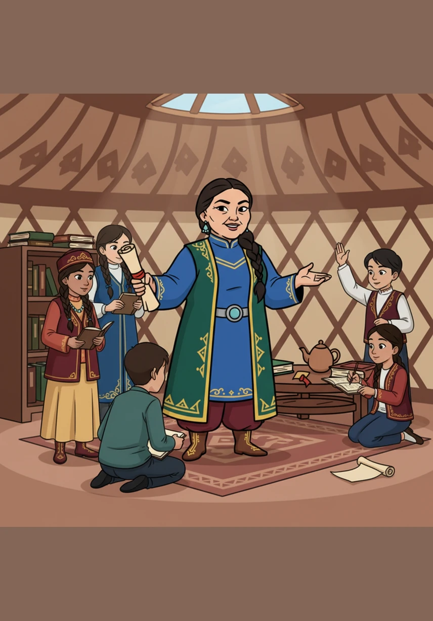 In a vibrant group discussion, the students debate how a classic story’s moral lesson can help them solve a modern environmental problem in their own village. They begin to see that literature is actually a toolkit for critical thinking and creative problem-solving.