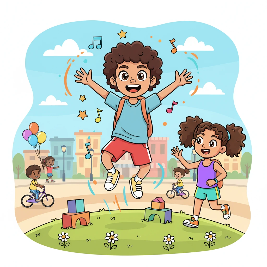 Now, Leo the Lively was truly living up to his name. He woke up every day bursting with energy, ready to explore, play, and share his vibrant spirit with the world. His fitness journey had blossomed into a wonderful, active lifestyle.