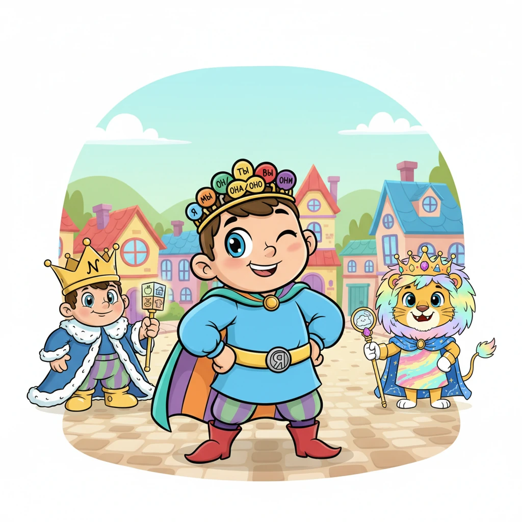 Ловкое Местоимение, хитро улыбаясь, подмигнуло остальным. Оно напомнило, что заменяет их всех, чтобы не повторяться снова и снова. Местоимение гордилось своей способностью быть универсальным и удобным помощником.