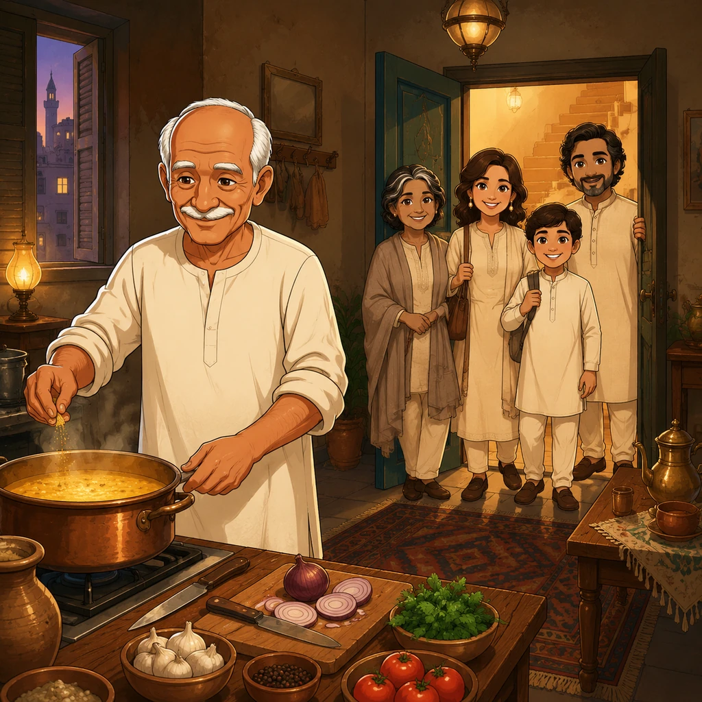 The Golden Feast of Grandfather Tarek - Cultural traditions