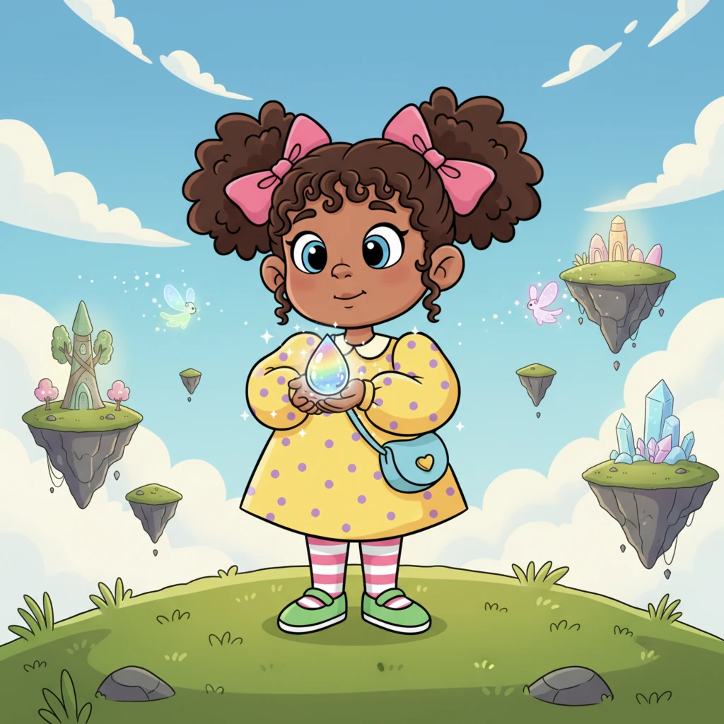 Rosamund's voice grew wistful as she described a hidden realm called "Lumiflora," a place of floating islands and creatures made of pure joy. She explained that Lumiflora had faded from human memory, needing a pure heart and a spark of wonder to be rediscovered. A special, shimmering dewdrop, a 'Whisper Drop,' was the only way to glimpse its magic again, but it had been lost long ago.