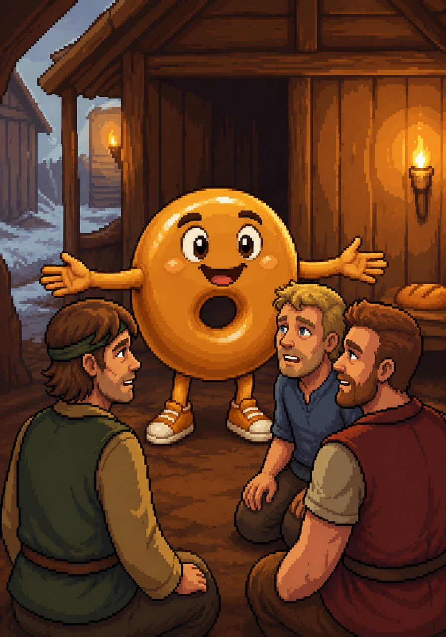 The Bread of Life welcomes the tired travelers with open arms, speaking softly about how true strength comes from sharing, caring, and lifting one another up during hard times.