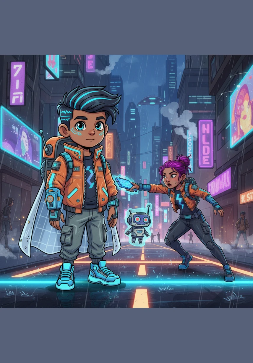 It is time for the relay race, and Gurbaj stands patiently behind the starting line. Even though he is eager to run, he waits for his teammate to give him a gentle high-five before he starts his turn.