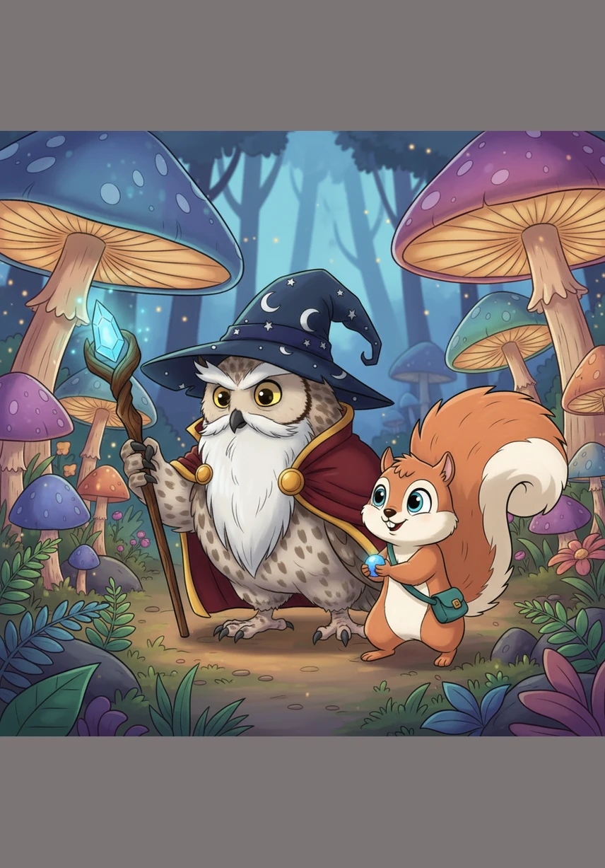 On the other side, Sammy entered a field of giant, glowing mushrooms that stood as tall as he was. He navigated through the colorful spores and soft moss, following the map’s instructions to turn left at the brightest purple toadstool.