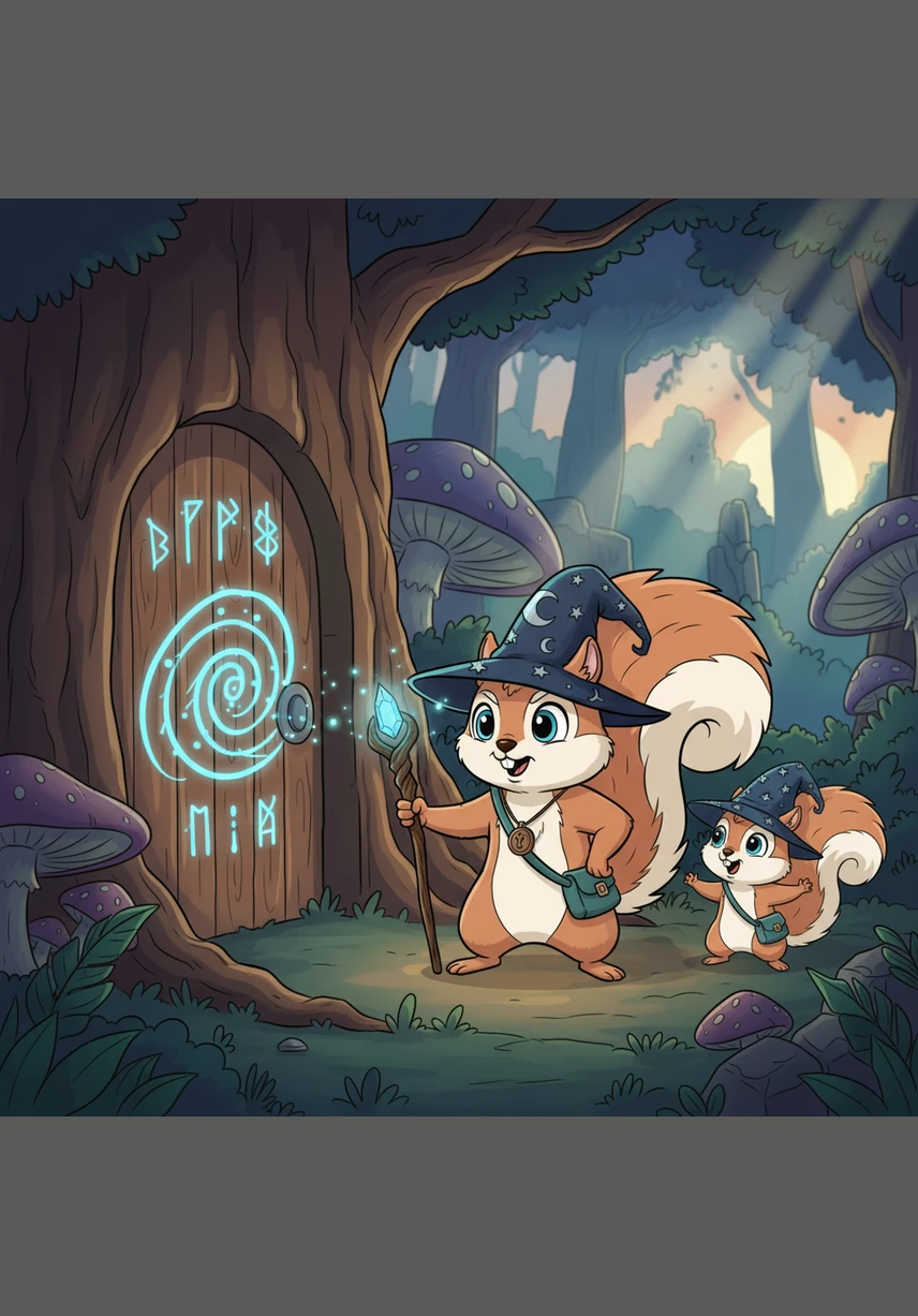 The map led him to the base of a jagged rock formation that looked like a sleeping giant. Tucked inside a small crevice, Sammy found a shiny silver key that glittered brilliantly in the dappled sunlight.