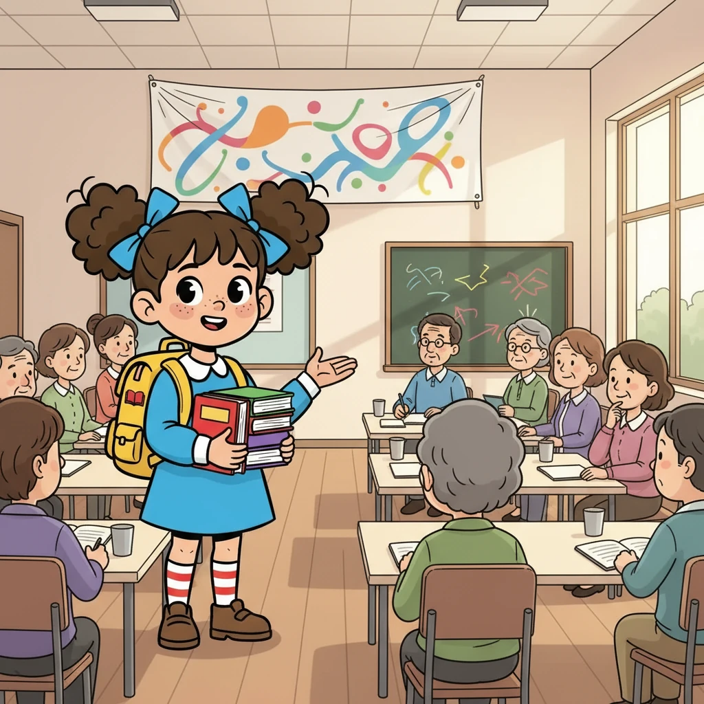 Ana Lauren falou sobre a importância da educação de jovens e adultos. Ela defendia políticas públicas mais eficientes.