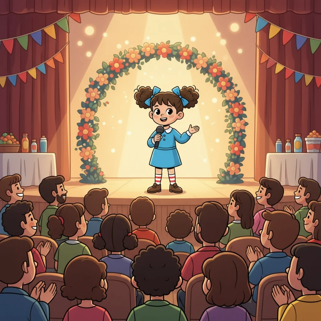 A participação de Ana Lauren no evento foi um sucesso. Ela inspirou muitos presentes.