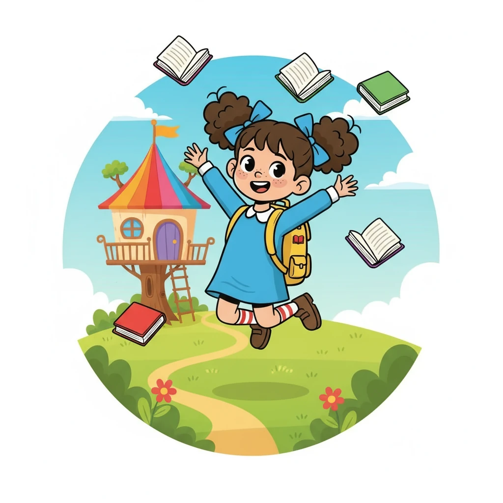 Ela encontrava alegria em cada conquista. Ela celebrava cada passo em sua jornada.