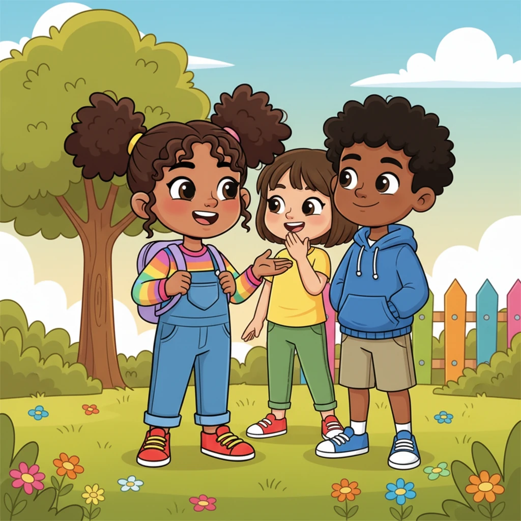 Lily stood with her true friends, laughing and sharing stories. She knew that real strength came from within, from her 'issrar,' and from the kindness she shared with others. And the best friends were the ones who saw her true worth, no matter what.