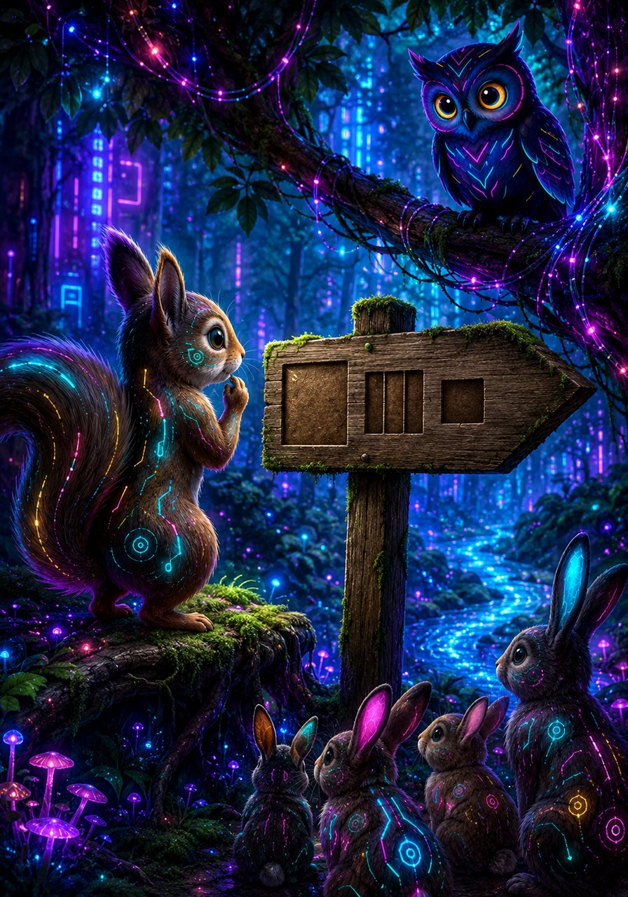 Deep in the forest, Sammy finds a signpost with the number 456 pointing toward the sparkling stream. He practices identifying the place value, noting there are four hundreds, five tens, and six ones standing tall on the wooden board.