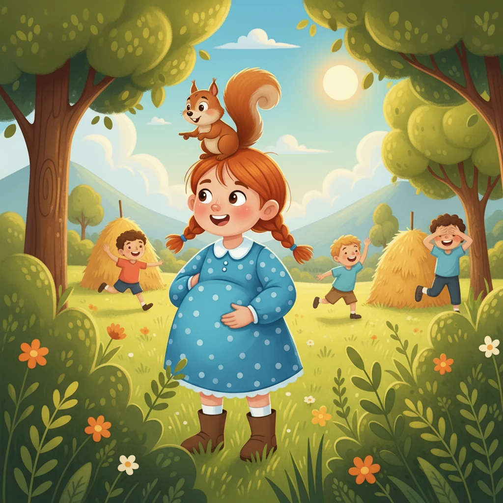 Finally, Anya and Squeaky played hide-and-seek with friends in a sunny field, celebrating the right to play and leisure. Anya smiled, understanding that every right mattered and made the world a happier place. She knew everyone, big and small, had the right to be a child, always and forever!