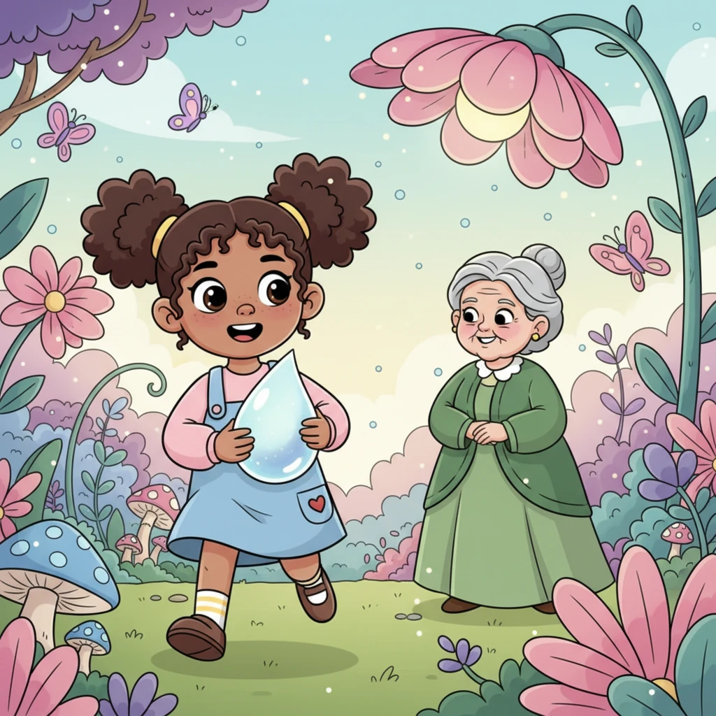 Lily clutched the dewdrop, her heart overflowing with wonder and a thrilling sense of possibility. She rushed back to Rosalind, her eyes shining with newfound purpose. The garden felt alive with magic, and Lily knew her adventure had only just begun.