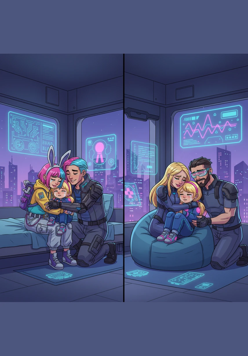 Melihat kesedihan itu, Mama dan Papa datang menghampiri Lexa dan Lea di rumah masing-masing untuk memberikan pelukan yang menenangkan. Mereka menjelaskan bahwa dalam persahabatan, perselisihan adalah hal biasa, namun keberanian untuk meminta maaf adalah tanda kasih sayang yang sejati.