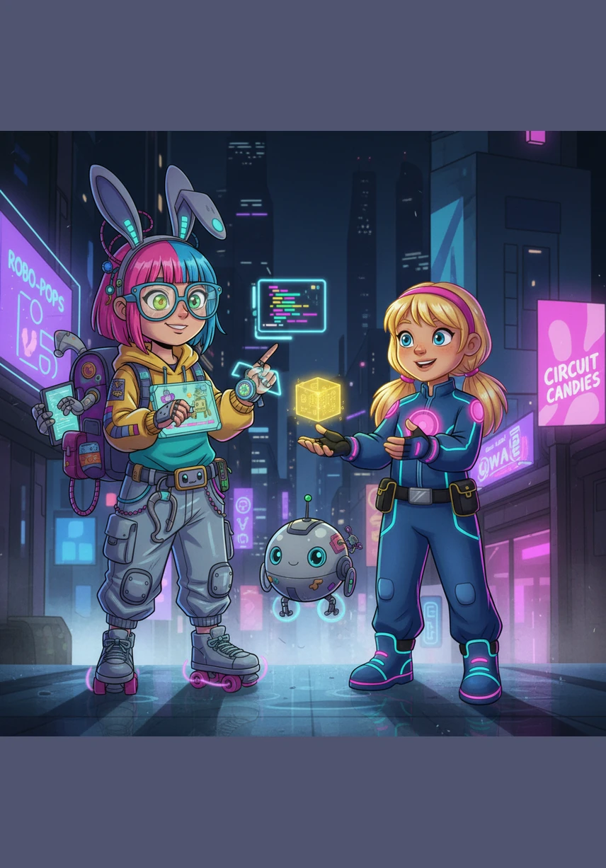 Loei si anjing kecil tiba-tiba berlari lincah membawa setangkai bunga cantik dan menjatuhkannya tepat di tengah-tengah mereka berdua. Aksi lucu dan polos Loei membuat mereka saling bertatap mata, hingga perlahan senyum kecil mulai muncul di wajah mereka yang mungil.