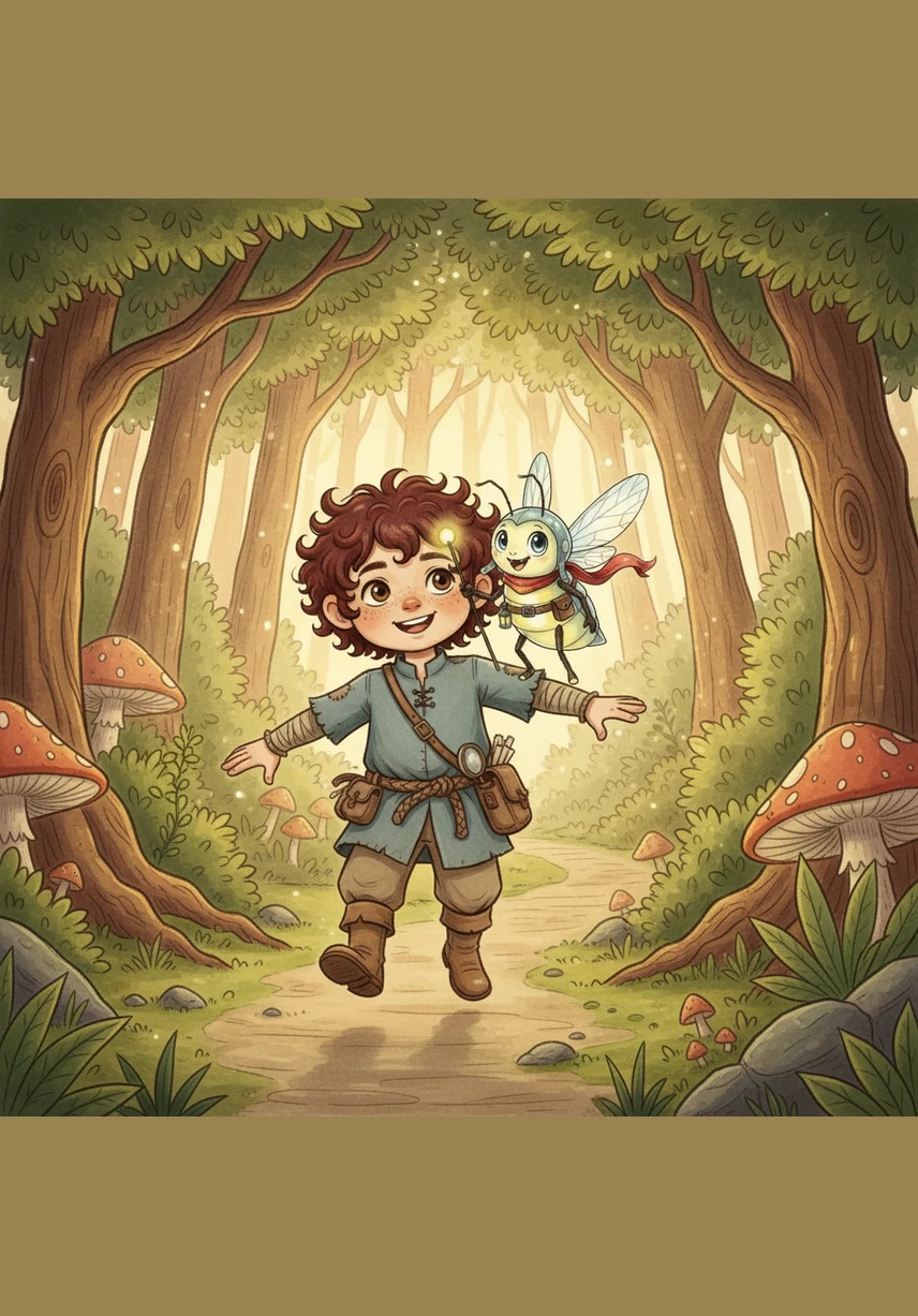 With the Golden Carrot safely tucked in his pack, Barnaby realized that home is truly where the heart is. He journeyed back through the woods, feeling as light as a feather and twice as tall as he had been that morning.