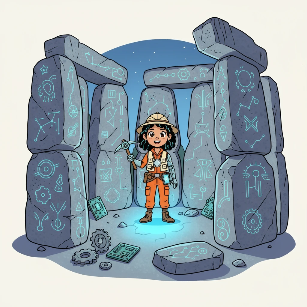 Suddenly, Anya detected a strange energy signature emanating from the center of Stonehenge. It was a hidden chamber, previously undetected. With a surge of excitement, she began to reconstruct the chamber, revealing intricate carvings and symbolic patterns.