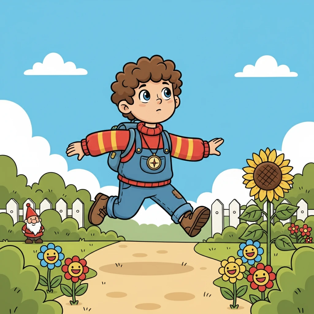 James, a blond, blue-eyed boy, skipped through his sunny garden. He had a very important question to ask, a question about godparents. He wondered, who would be the perfect people to guide him?