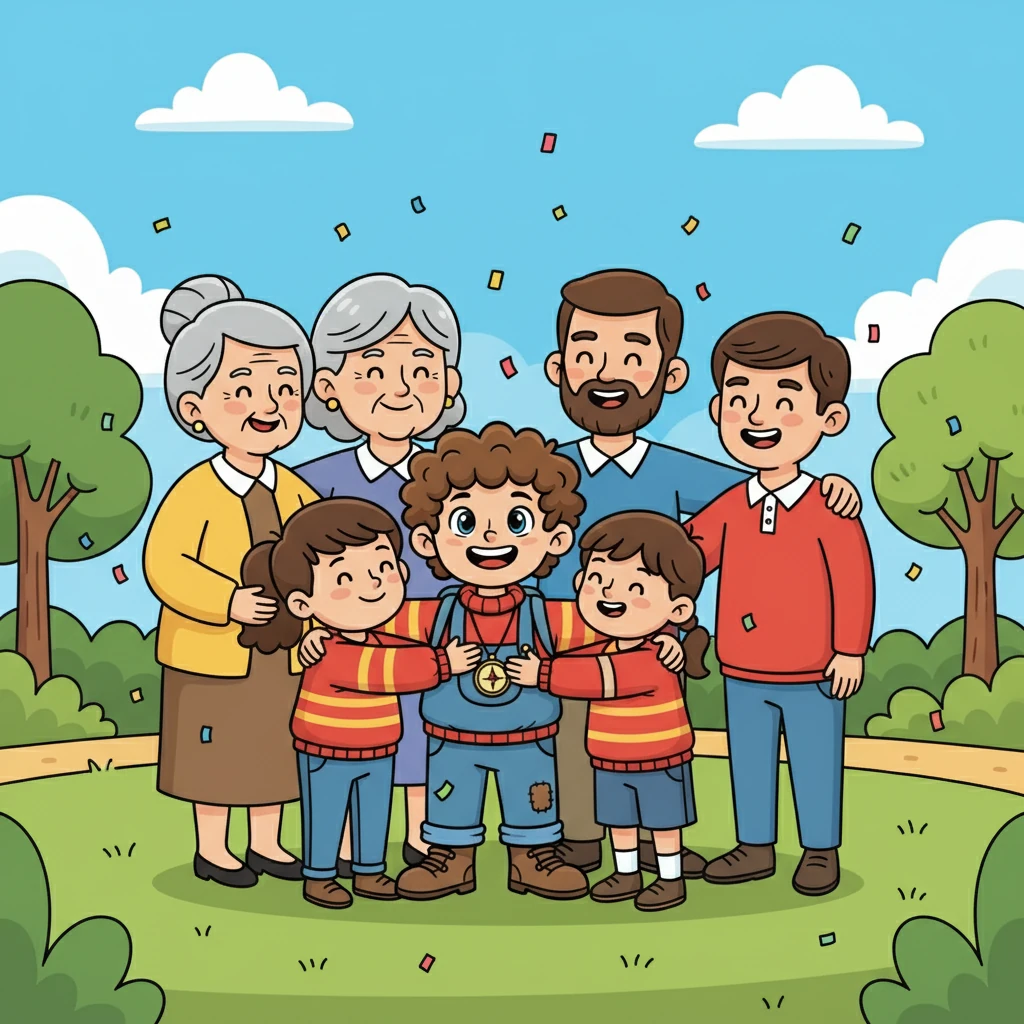 James smiled, knowing that he had found so many wonderful people who cared about him. He had learned that family, in all its forms, is a precious gift. He knew he was loved and had a whole world of people to care for him.