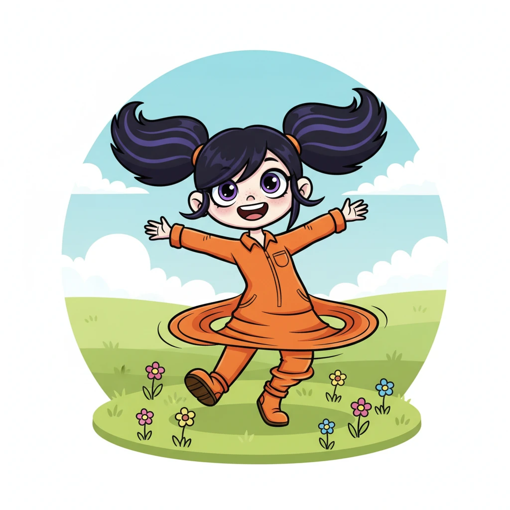 She loved her orange jumpsuit. It wasn't just clothes; it was a statement of bold color and simple design. She often twirled in it, watching the fabric ripple around her, appreciating its vibrant hue against her pale skin, finding joy in its aesthetic appeal.
