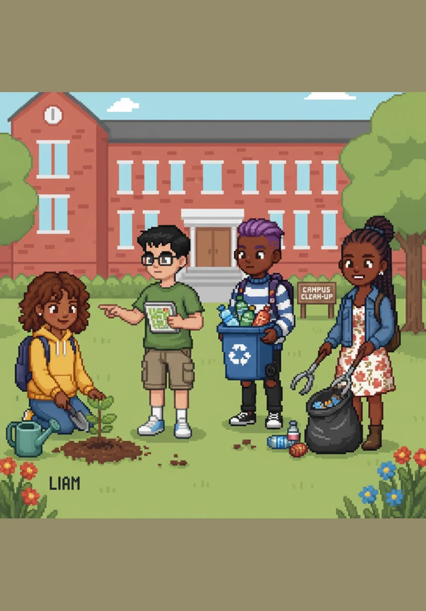 La Unión Europea también protege la naturaleza y el medio ambiente. Todos los países trabajan juntos para mantener los bosques verdes y el aire muy limpio.