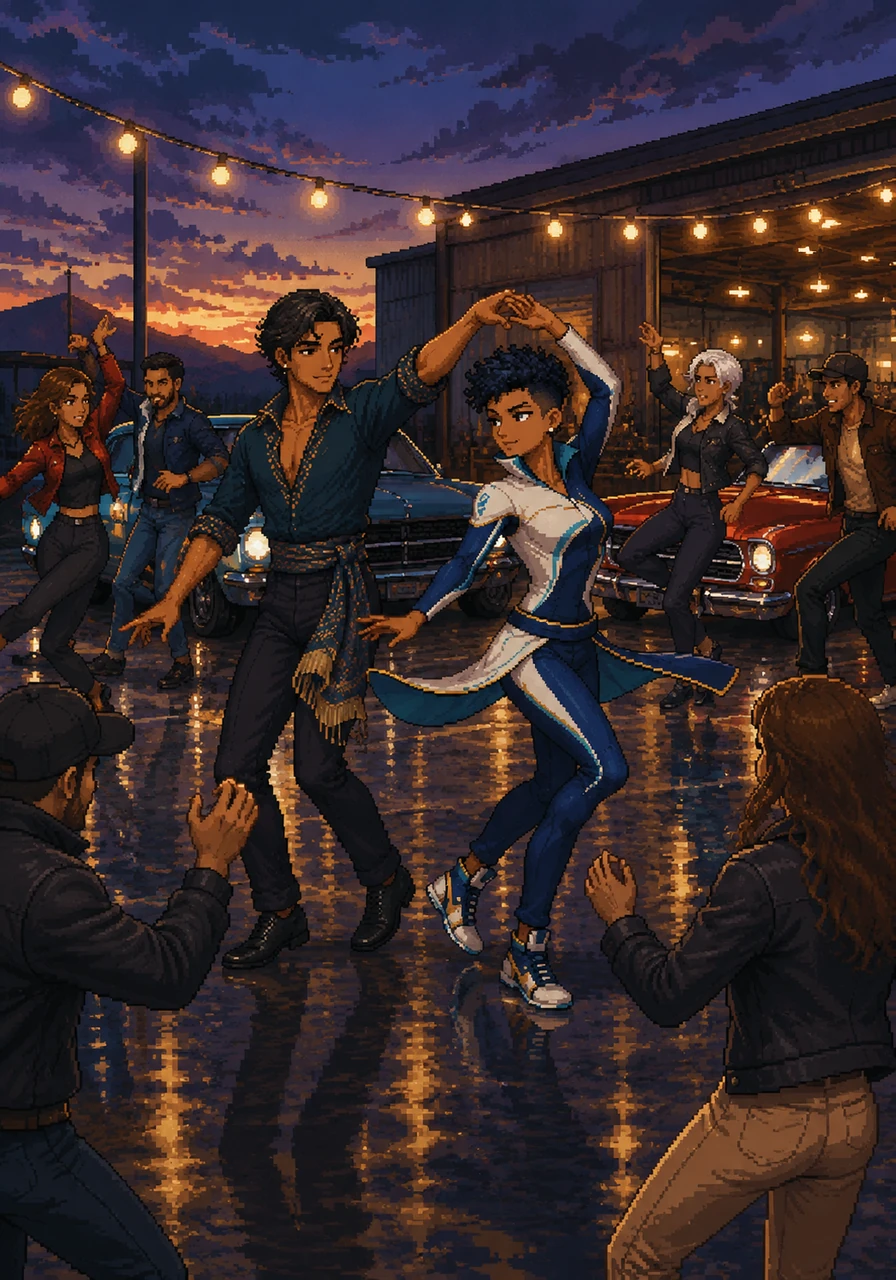 The music of the engines shifts into a faster tempo, and the dancers spin in dizzying patterns. It is a celebration of craftsmanship and the enduring spirit of the open road.