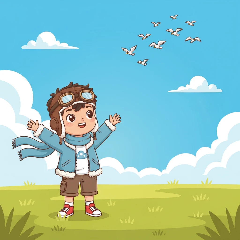 Petualangan Terbang Langit - 教育故事