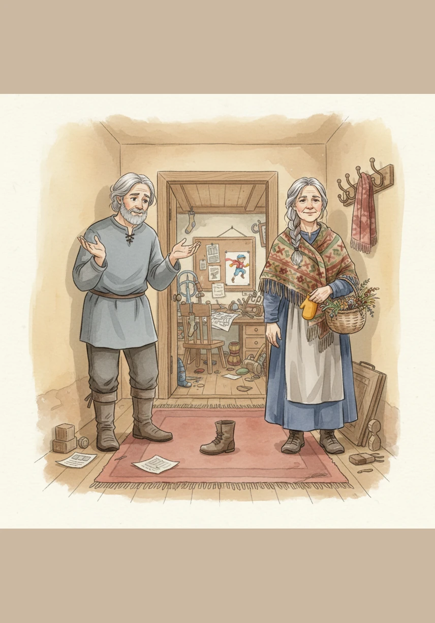 Back at home, Kurt’s parents often sighed as they stepped over a stray boot in the hallway or found a lonely mitten in the fruit bowl. They affectionately called him Kurt Leighs because wherever he went, a little piece of his wardrobe was sure to stay behind. His room was a puzzle of missing socks and half-finished projects.